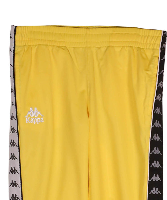 Kappa Banda Yellow Side-Taped Track Pants