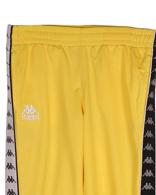 Kappa Banda Yellow Side-Taped Track Pants