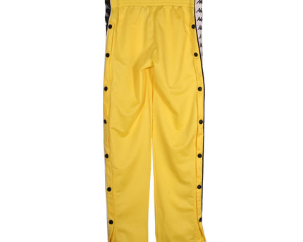 Kappa Banda Yellow Side-Taped Track Pants