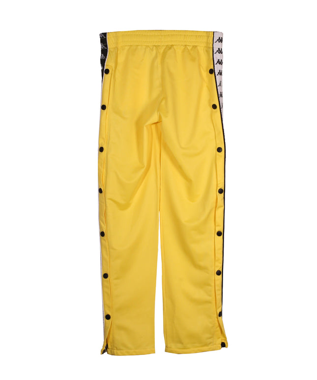 Kappa Banda Yellow Side-Taped Track Pants