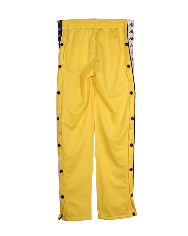 Kappa Banda Yellow Side-Taped Track Pants