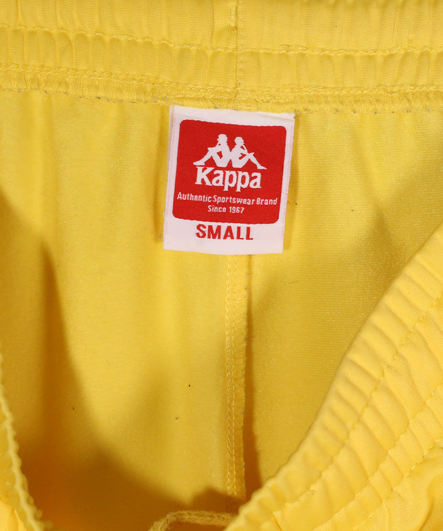 Kappa Banda Yellow Side-Taped Track Pants