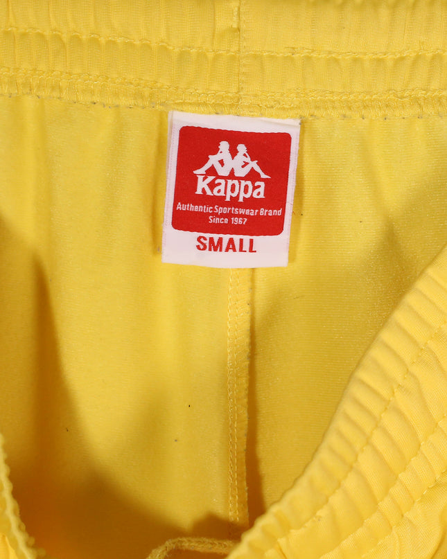 Kappa Banda Yellow Side-Taped Track Pants