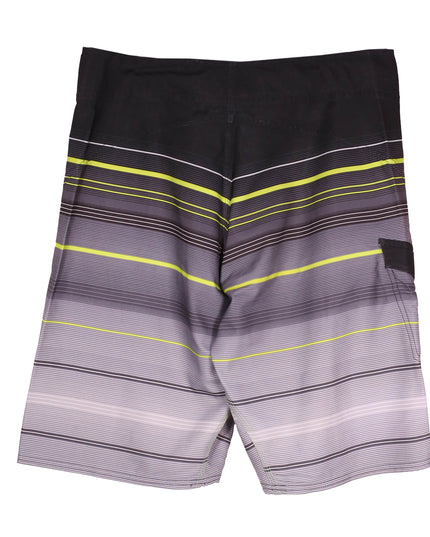Billabong Platinum X Recycler Black Striped Board Short Swim Short