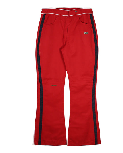 Lacoste Sport Red Flared Track Pants