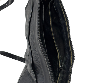Dooney & Bourke Vintage Black All Weather Leather Crossbody