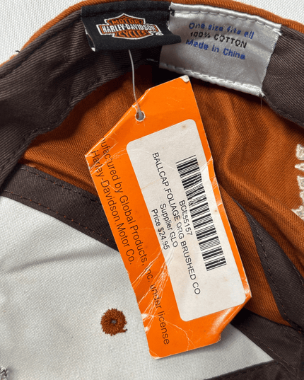 Harley-Davidson Fairbanks Alaska Two-Tone Rust Cotton Cap