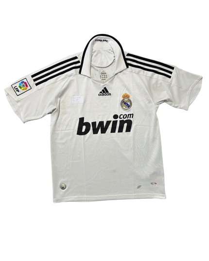Adidas Real Madrid Bwin Sponsor Home Football Jersey - S
