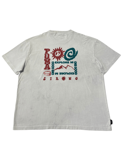 Puma Explore More Good Pixel Off-White Graphic T-Shirt