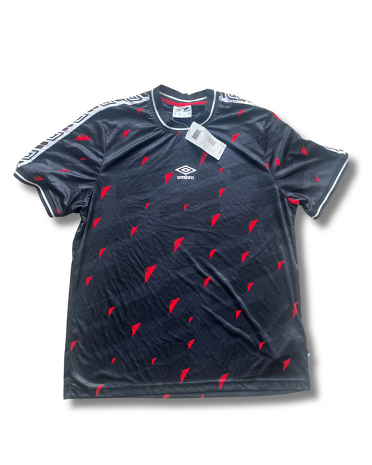 Umbro Retro Black / Grey Sports T Shirts | New with Tags - XL