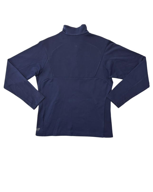 Puma Olympique de Marseille Navy Blue Quarter-Zip Training Top