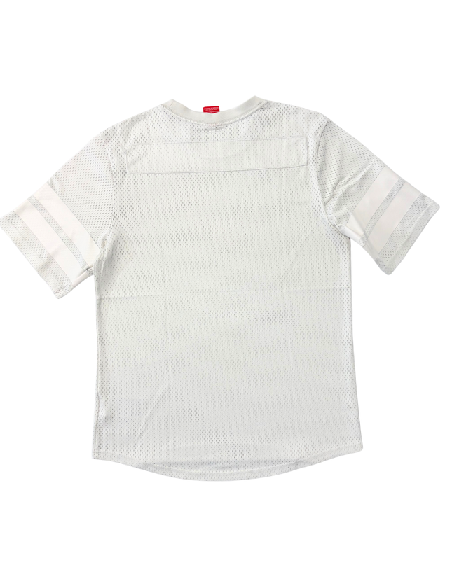Nike White Mesh Logo Athletic Jersey T-Shirt - S