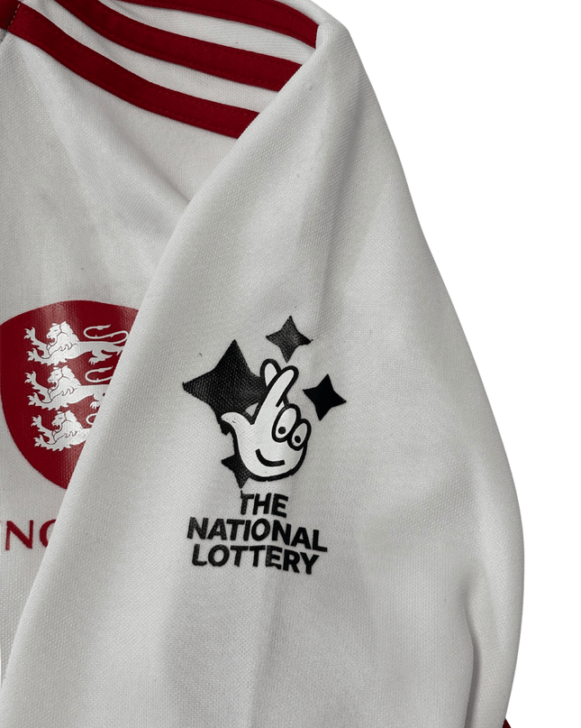 Adidas England Training Track Jacket White/Maroon AEROREADY