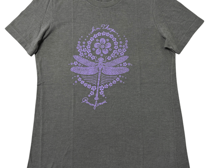 Gildan Jim Thorpe Pennsylvania Dragonfly Graphic Grey T-Shirt