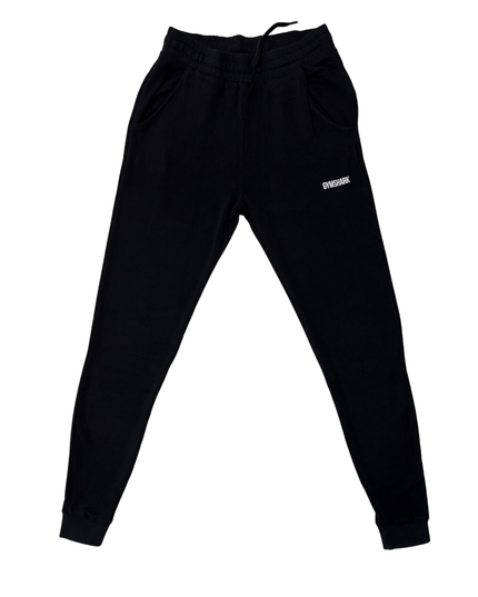 Gymshark Black Slim Fit Jogger Sweatpants - XS | Waist: 26"