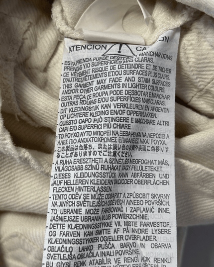 Zara Ecru Denim Utility Short Sleeve Romper Jumpsuit