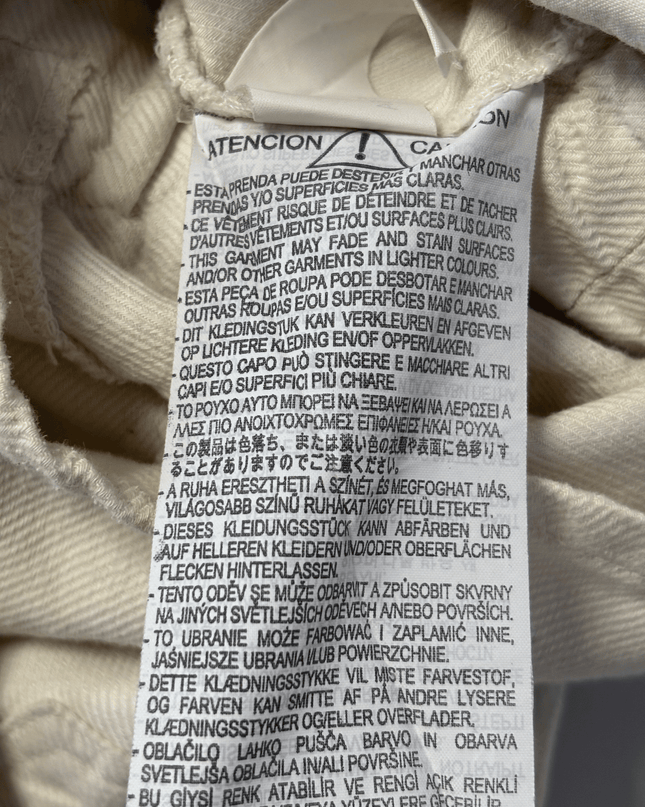 Zara Ecru Denim Utility Short Sleeve Romper Jumpsuit