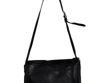 Dooney & Bourke Vintage Black All Weather Leather Crossbody