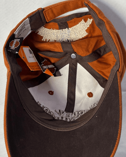 Harley-Davidson Fairbanks Alaska Two-Tone Rust Cotton Cap