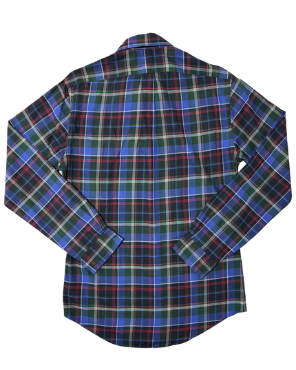 Ralph Lauren Slim Fit Tartan Plaid Oxford Shirt