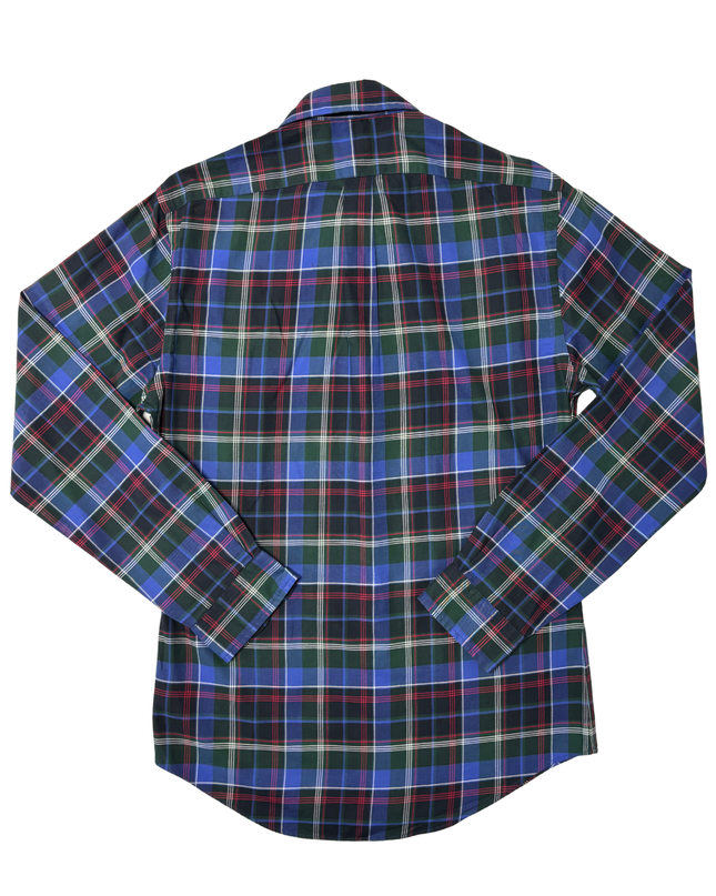 Ralph Lauren Slim Fit Tartan Plaid Oxford Shirt