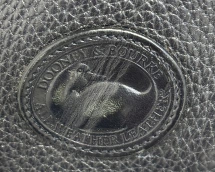 Dooney & Bourke Vintage Black All Weather Leather Crossbody