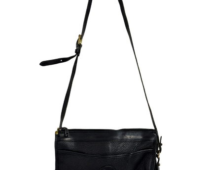 Dooney & Bourke Vintage Black All Weather Leather Crossbody