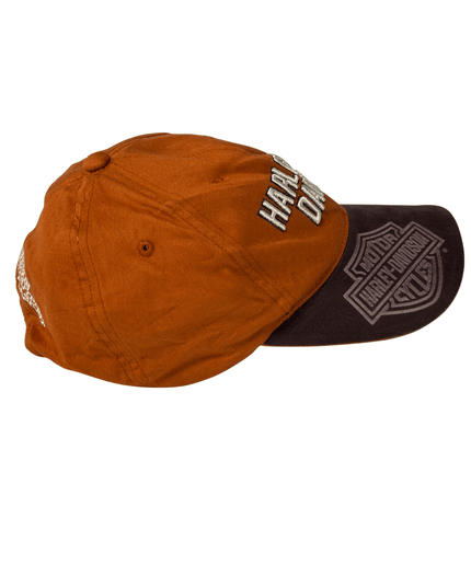 Harley-Davidson Fairbanks Alaska Two-Tone Rust Cotton Cap