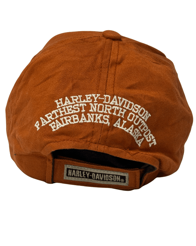 Harley-Davidson Fairbanks Alaska Two-Tone Rust Cotton Cap