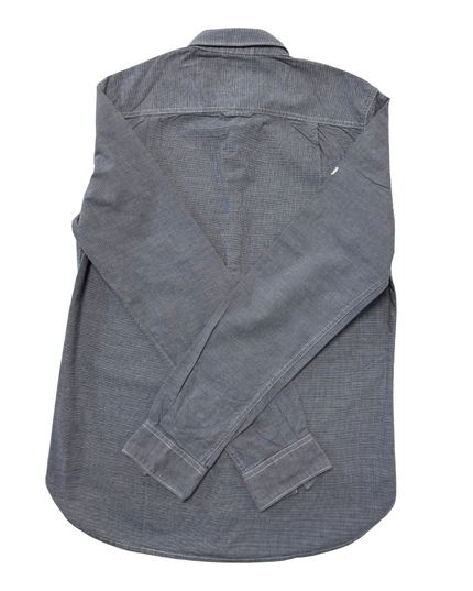 Superdry Vintage Premium Oxford Gray Long-Sleeve Shirt - M