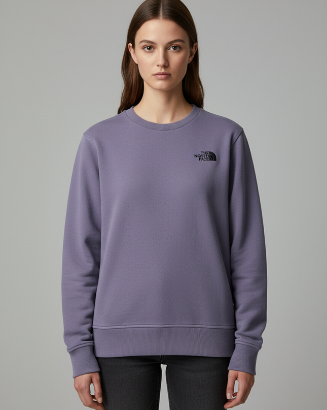 The North Face Women's Purple Crewneck Sweatshirt