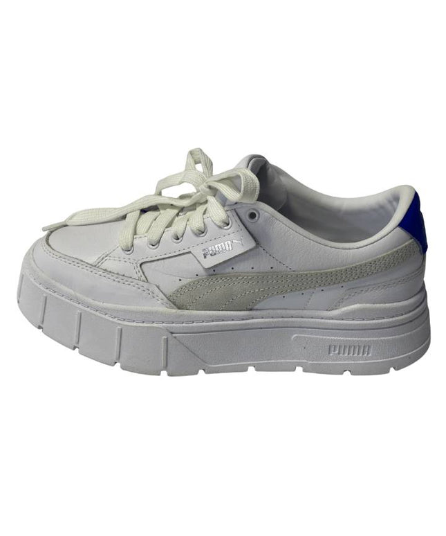 Puma White Mayze Classic Platform Sneakers