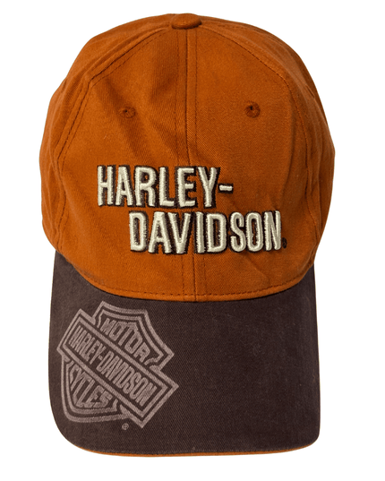 Harley-Davidson Fairbanks Alaska Two-Tone Rust Cotton Cap