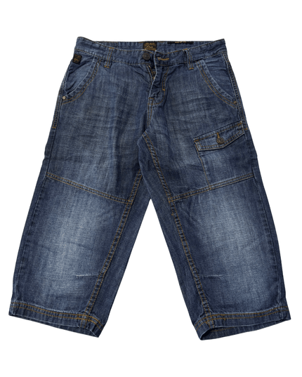 S.Oliver 3/4 Cargo Blue Denim Shorts