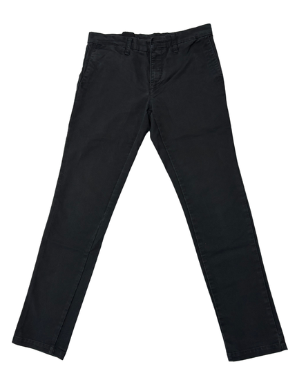 Carhartt WIP Sid Pant Slim Fit Black Chino Trousers - L | Waist: 34"