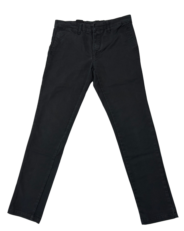 Carhartt WIP Sid Pant Slim Fit Black Chino Trousers - L | Waist: 34"