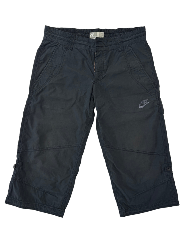 Nike Sportswear Black Cargo Capri Pants - M | Waist: 32"