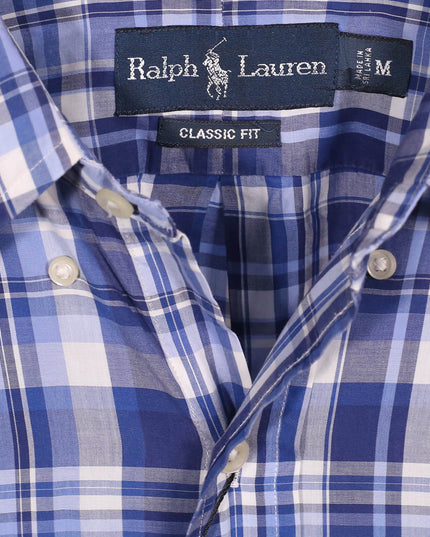 Ralph Lauren Pony Plaid Long Sleeves Classic Fit Dress Shirt