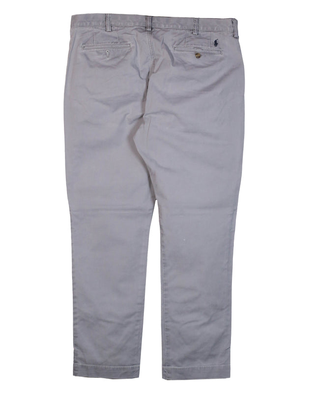 Ralph Lauren Stretch Straight Fit Chino Gray Chino Pants