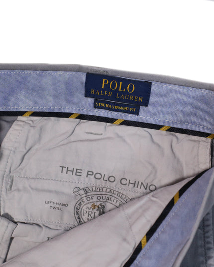 Ralph Lauren Stretch Straight Fit Chino Gray Chino Pants
