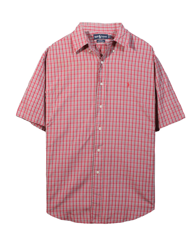 Ralph Lauren 90s Vintage Button Up Pink Shirt