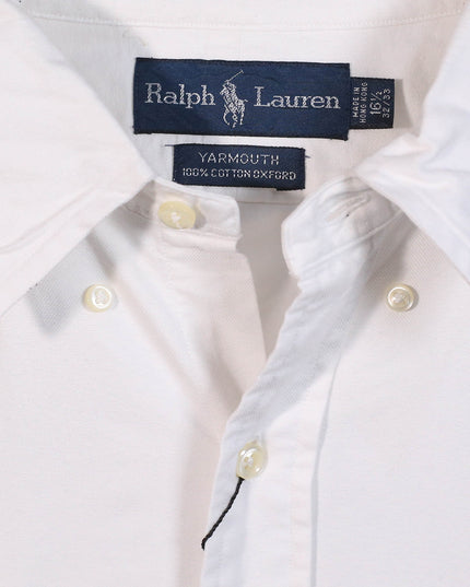 Ralph Lauren YARMOUTH Long-Sleeved button-down White Shirt