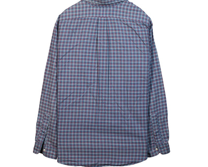 Ralph Lauren Classic Fit Plaid LS Button Down Blue Shirt