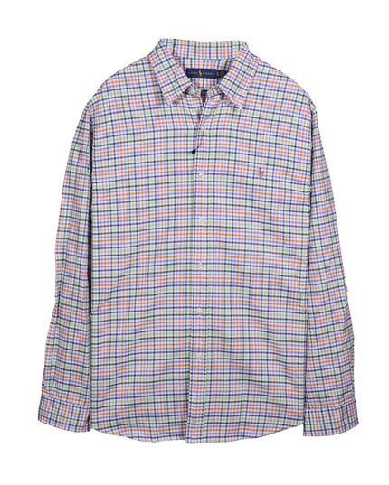 Ralph Lauren Plaid Long Sleeve Button Up Multicolor Shirt
