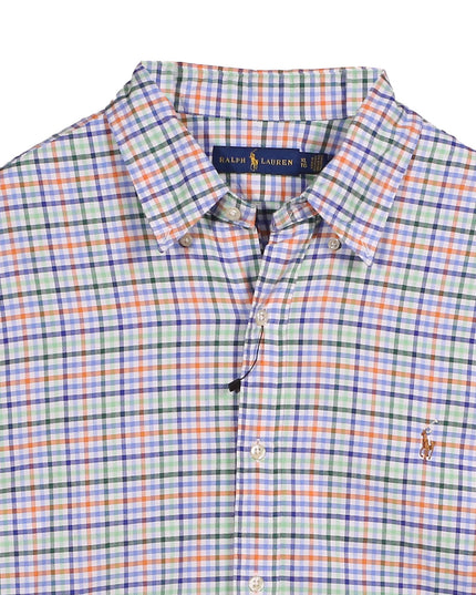 Ralph Lauren Plaid Long Sleeve Button Up Multicolor Shirt
