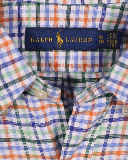Ralph Lauren Plaid Long Sleeve Button Up Multicolor Shirt