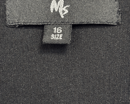 M&S Classic Tailored One-Button Black Blazer