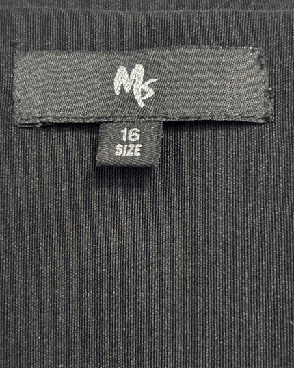 M&S Classic Tailored One-Button Black Blazer