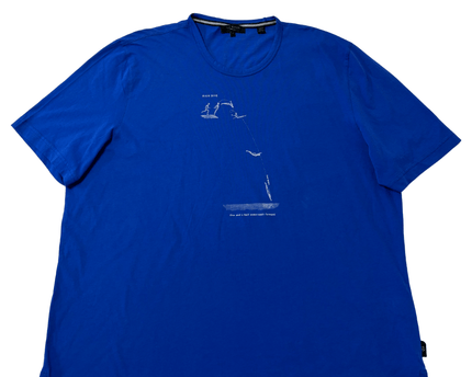 Ted Baker London Blue High Dive Graphic T-Shirt