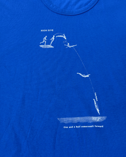 Ted Baker London Blue High Dive Graphic T-Shirt